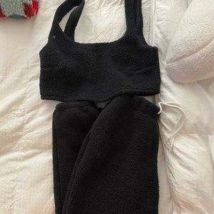 Gilly Hicks Sherpa Pajama Set